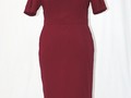 Платье - 0130 бордового цвета