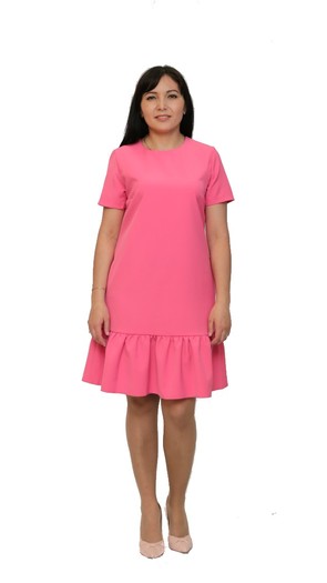 Платье - 0165 цвет темно-розовый