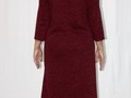 Платье - 0160 светло - бордового  цвета