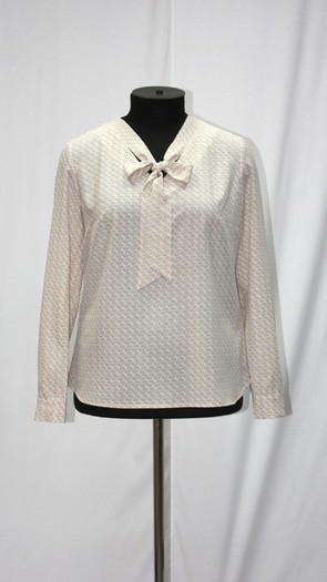 Блуза - 0016 кремового цвета